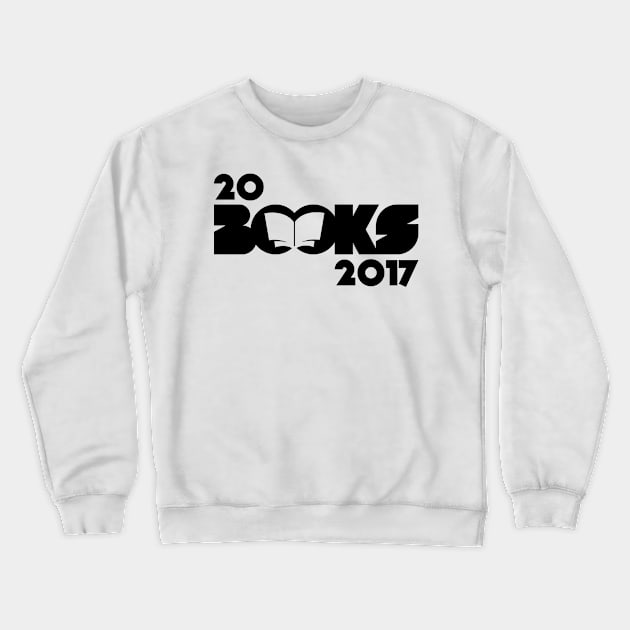 20Books 2017 Black Crewneck Sweatshirt by craigmartelle